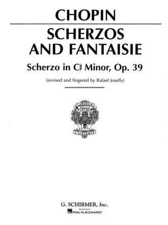 Frdric Chopin, Scherzo In C Sharp Minor Op.39 Klavier Buch