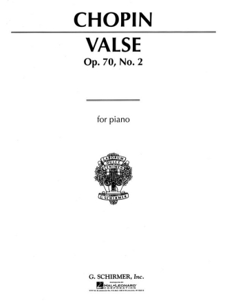 Valse op.70 no.2 for piano