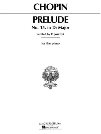 Frdric Chopin, Prelude In D Flat Op.28 No.15 Klavier Buch