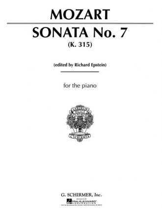 Wolfgang Amadeus Mozart, Piano Sonata No.7 In B Flat K.333 Klavier Buch