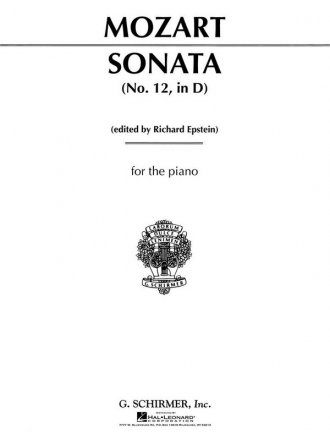 Wolfgang Amadeus Mozart, Sonata No. 12 in D Major K311 Klavier Buch