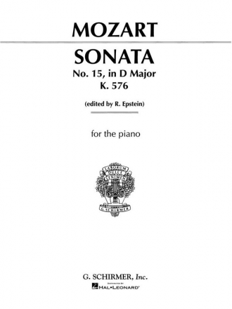 Wolfgang Amadeus Mozart, Piano Sonata No.15 In D Major K.576 Klavier Buch