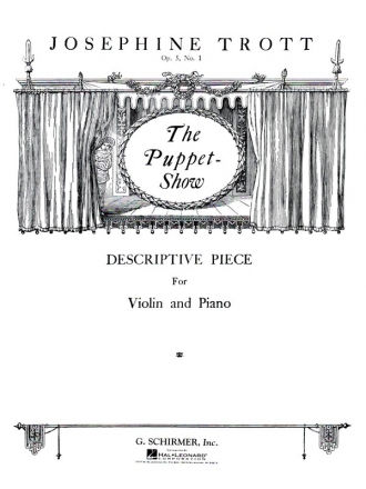 The Puppet Show op.5 No.1 for violin and piano