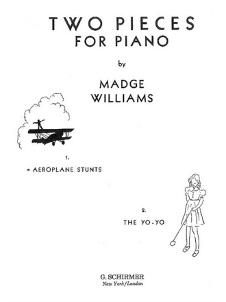 Madge C. Williams, Aeroplane Stunts Klavier Buch