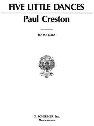 Paul Creston, 5 Little Dances Klavier Buch