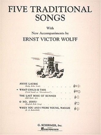 Ernst Victor Wolff, What Child Is This Medium Voice and Piano Buch