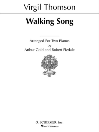 Virgil Thomson, Walking Song Piano, 4 Hands Buch