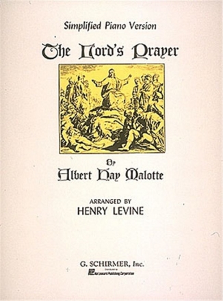 Albert H. Malotte, The Lord's Prayer - Medium High Voice Klavier Buch