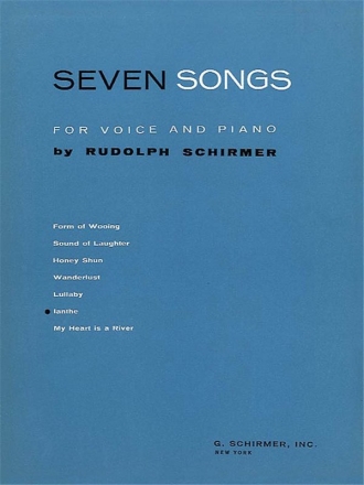 Rudolph Schirmer, Ianthe Vocal and Piano Buch