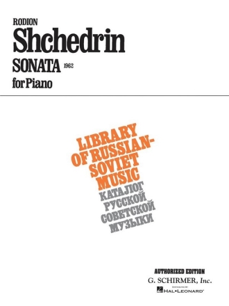 Rodion Shchedrin, Sonata (1962) Klavier Buch