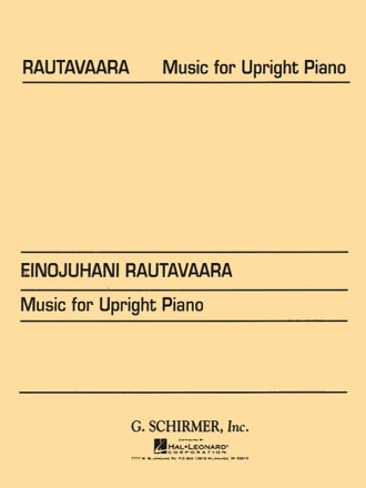 Einojuhani Rautavaara, Music For Upright Piano Klavier Buch