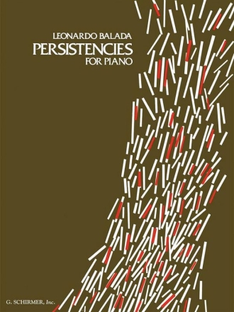 Leonardo Balada, Persistencies (1978) Klavier Buch