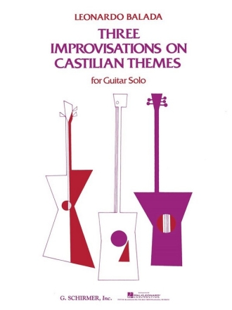 Leonardo Balada, 3 Improvisations on Castilian Themes Guitar and Piano Buch