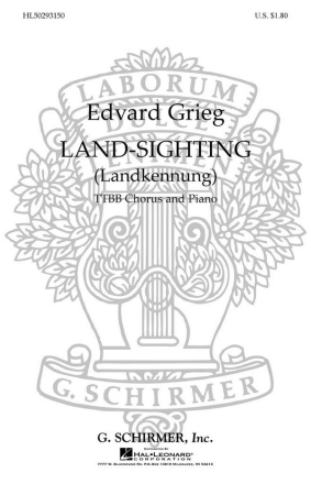 Edvard Grieg, Land-Sighting TTBB Chorpartitur