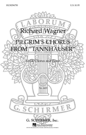 Richard Wagner, Pilgrim's Chorus SATB Chorpartitur