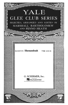 Traditional, Shenandoah TTBB a Cappella Chorpartitur