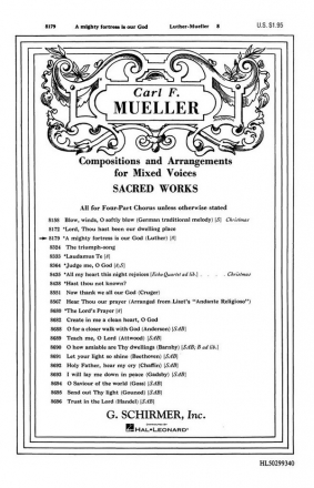 Martin Luther, A Mighty Fortress Is Our God SSAATTBB a Cappella Chorpartitur