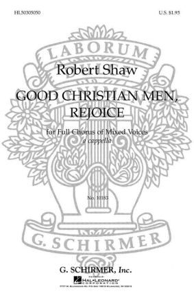 Traditional, Good Christian Men, Rejoice SATB Chorpartitur