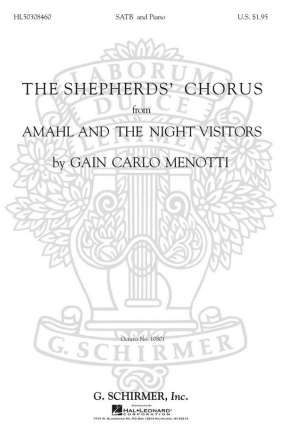 Gian Carlo Menotti, Shepherd's Chorus SATB and Piano Chorpartitur