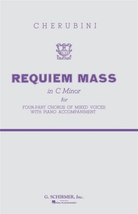 Luigi Cherubini, Requiem Mass in c minor SATB Chorpartitur