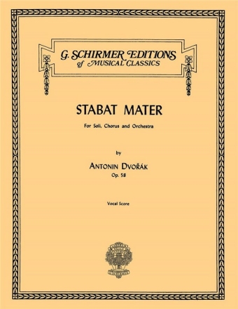 Antonn Dvork, Stabat Mater SATB Chorpartitur