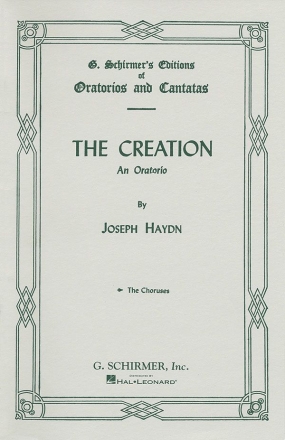 Franz Joseph Haydn, The Creation Chorus Parts Partitur