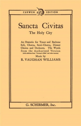 Ralph Vaughan Williams, Sancta Civitas (The Holy City) SATB Chorpartitur