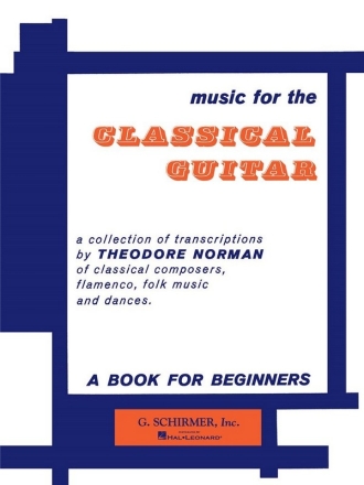 Music for the Classical Guitar - Book 1 Gitarre Buch