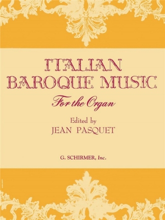 Italian Baroque Music Orgel Buch