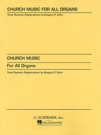 Church Music for All Organs Orgel Buch