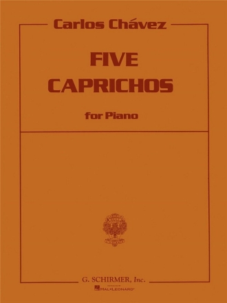 Carlos Chvez, 5 Capriches Klavier Buch