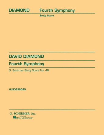 David Diamond, Symphony No. 4 Orchestra Partitur