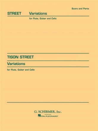 Tison Street, Variations Flute, Cello and Guitar Partitur + Stimmen