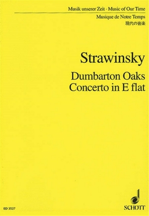 Igor Stravinsky, Dumbarton Oaks Orchestra Studienpartitur