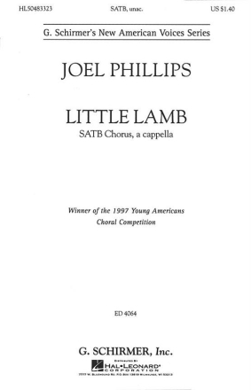 Joel Phillips, Little Lamb SATB a Cappella Chorpartitur