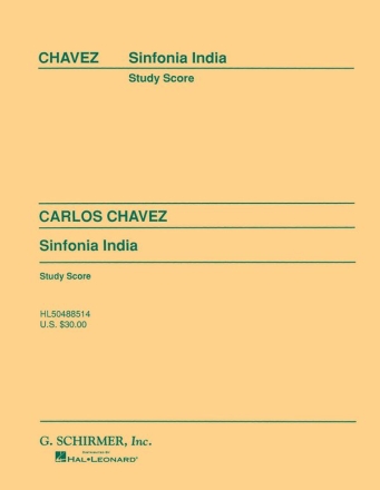 Carlos Chvez, Sinfonia India (Symphony No. 2) Orchestra Partitur