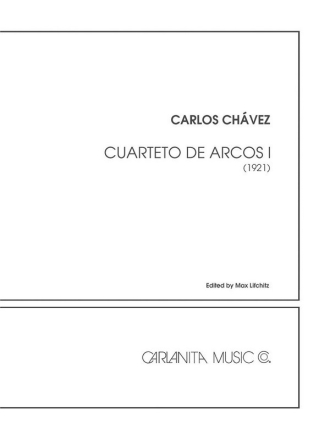 Carlos Chvez, Cuarteto de Arcos No. 1 Streichquartett Buch