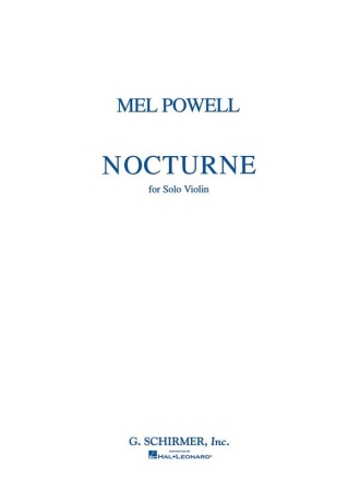 Mel Powell, Nocturne Op. 54, No. 4 Violin Buch