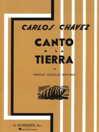 Carlos Chvez, Canto A La Tierra Vocal Blatt