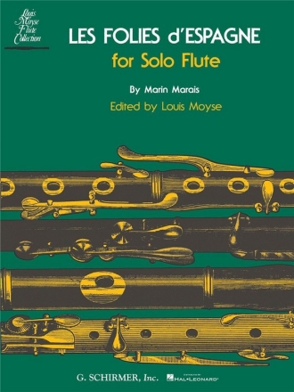 Marin Marais, Les Folies d' Espagne Flute Buch