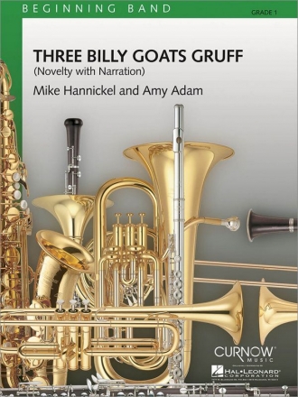 Amy Adam_Mike Hannickel, Three Billy Goats Gruff Concert Band Partitur