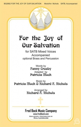 For Salvation SATB Chorpartitur