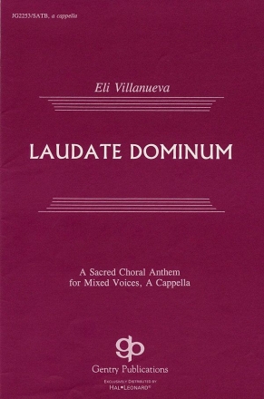 Eli Villanueva, Laudate Dominum SATB Chorpartitur