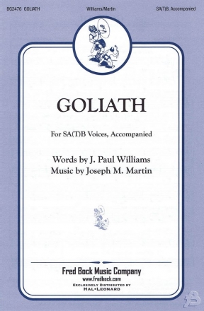 J. Paul Williams, Goliath (T)B SA[T]B Chorpartitur