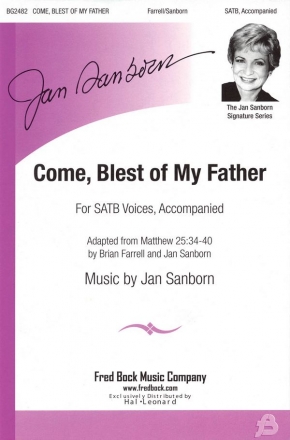 Jan Sanborn, Come Ble Of My Father Chor Chorpartitur