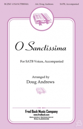 O Nctissima SATB Chorpartitur