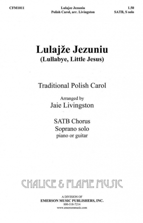 Jaie Livingston, Lulajze Jezuniu SATB Chorpartitur