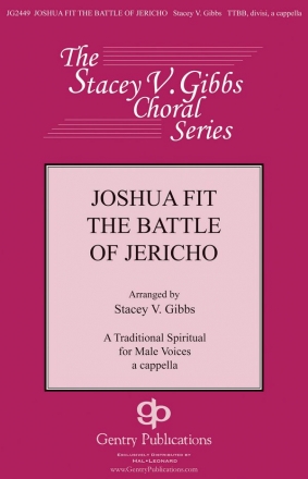 Joshua Fit the Battle of Jericho TTBB a Cappella Chorpartitur