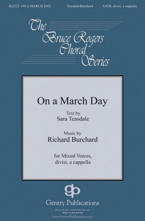 Richard Burchard, On A March Day SATB Chorpartitur