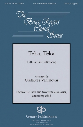 Teka, Teka SATB Chorpartitur